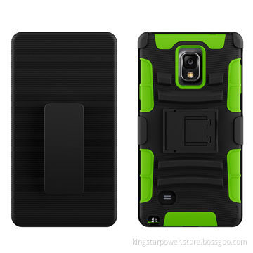 Heavy Duty Rugged Dual Layer Holster Case with Kickstand & Belt clip for Samsung Galaxy Note4 N910New